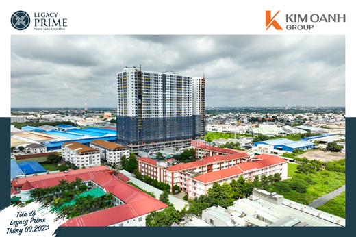Tiến độ xây dựng dự án Legacy Prime và các chính sách mới nhất tháng 10/2023