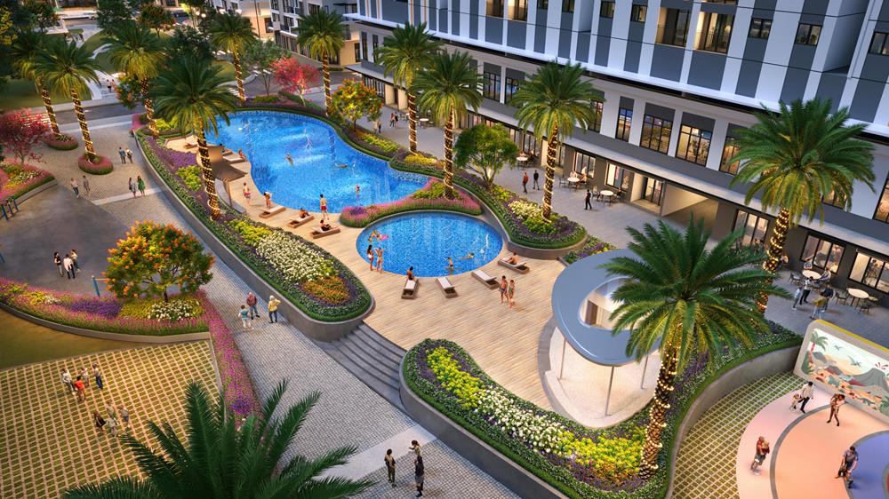 Hồ bơi nội khu K-Home New City